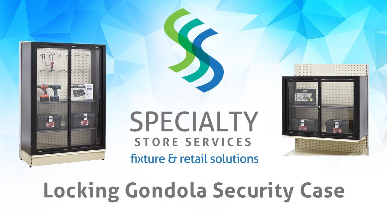 Specialty Store Services Locking Gondola Security Case | Product Spotlight