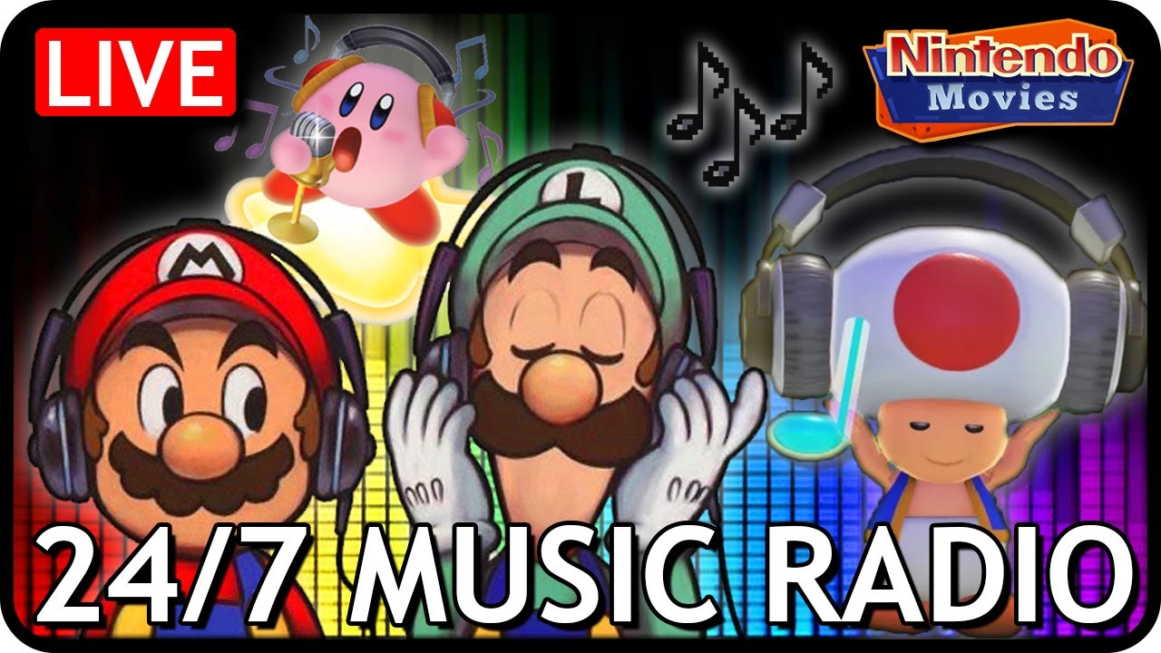 🔴 24/7 Nintendo Music Radio - (S)NES, N64, GBA, (3)DS, GC, Wii (U), Switch (2)