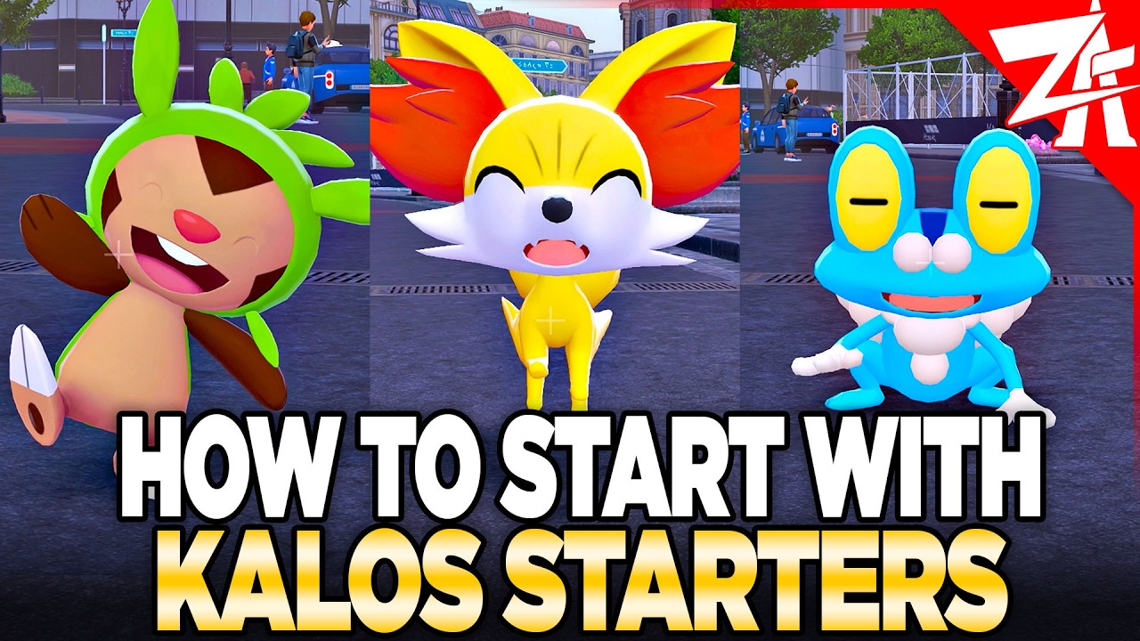 Как начать с Kalos Starters в Pokemon Legends Z-A