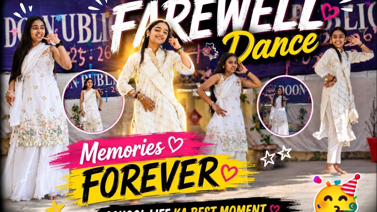 Farewell dance performance 🥰☺️