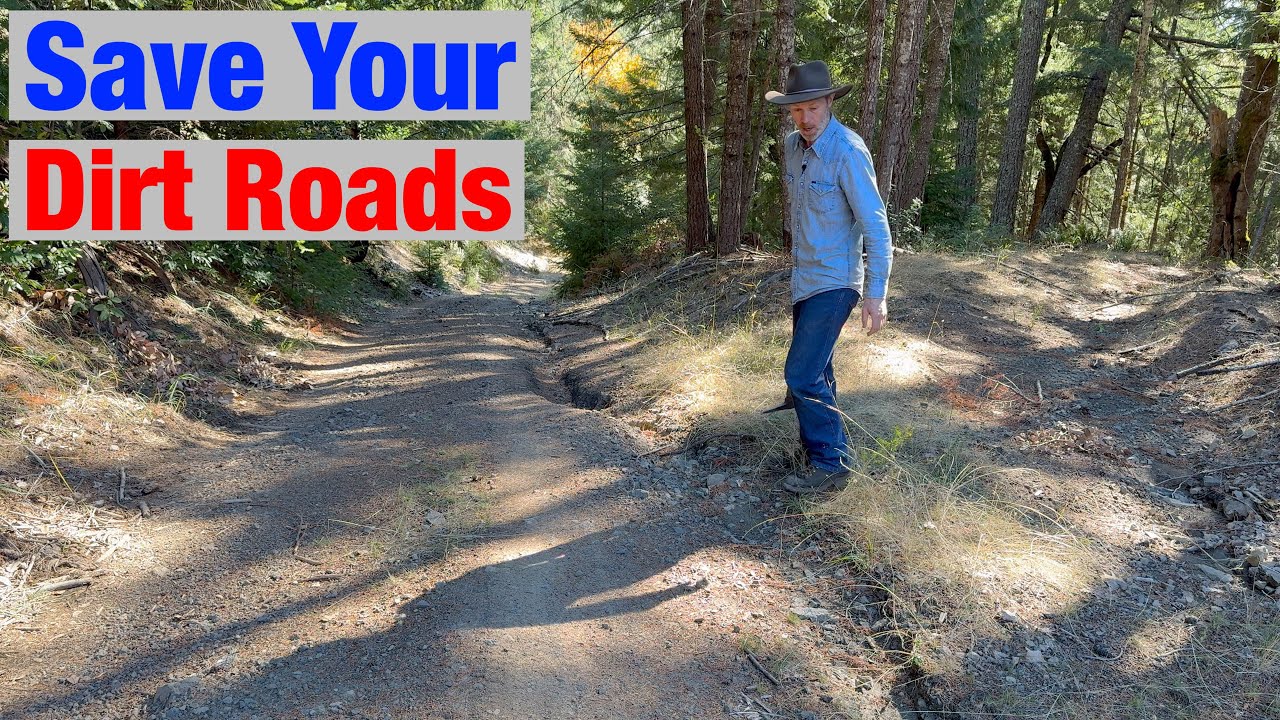 How To Keep Your Dirt Roads From Washing Away