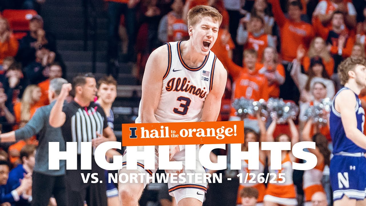 Illini Men's Basketball | Highlights vs. Northwestern 1/26/25
