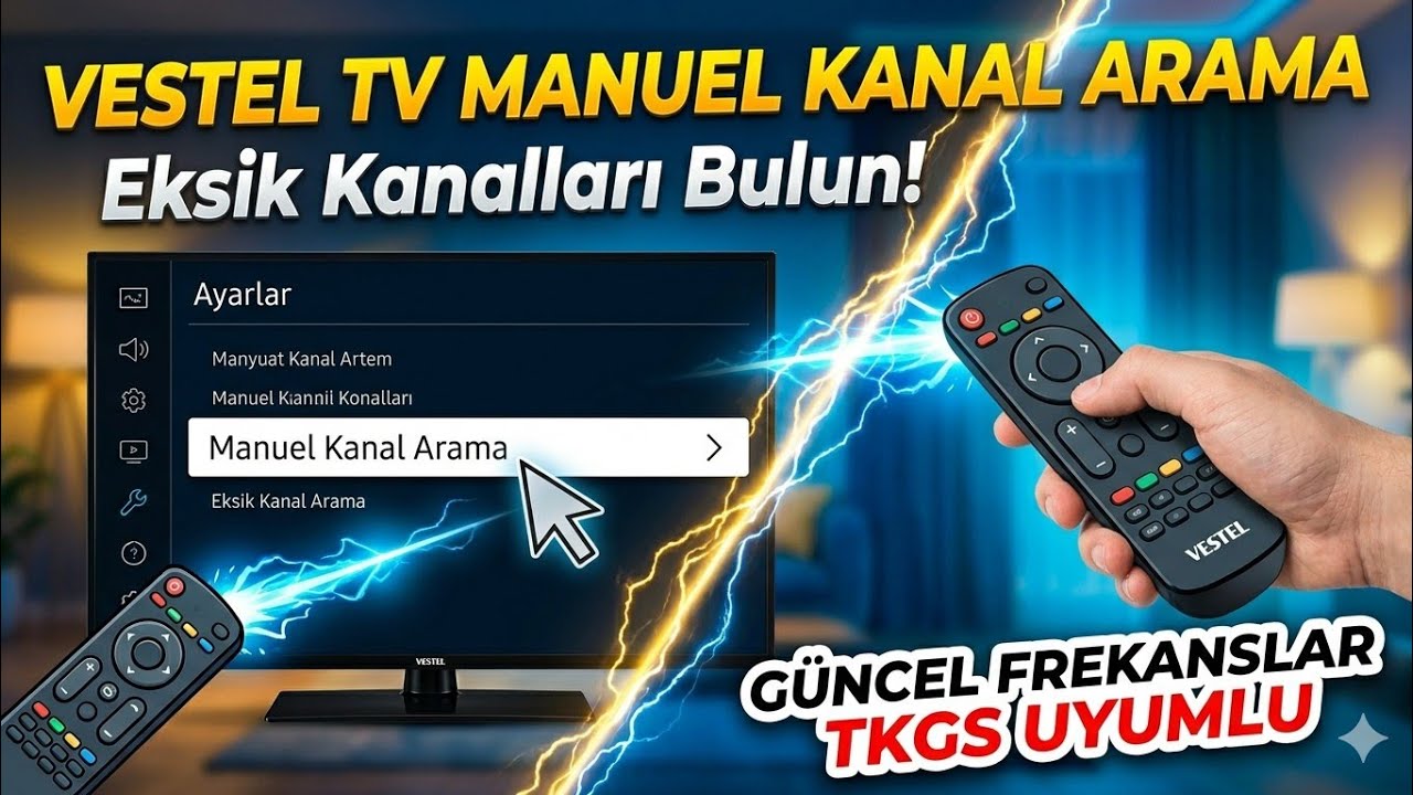 Vestel tv ilk kurulum kanal arama Vestel TV-Installation