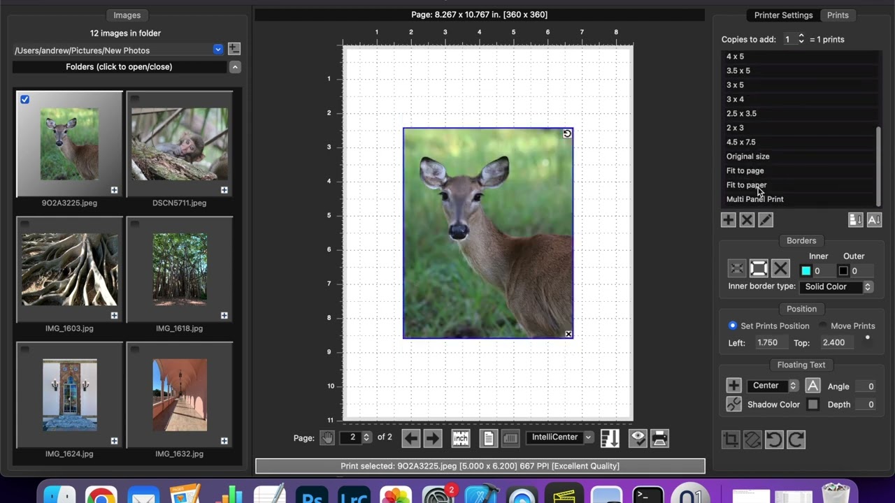 Using Photo Mats to Make Greetings Cards with Qimage One