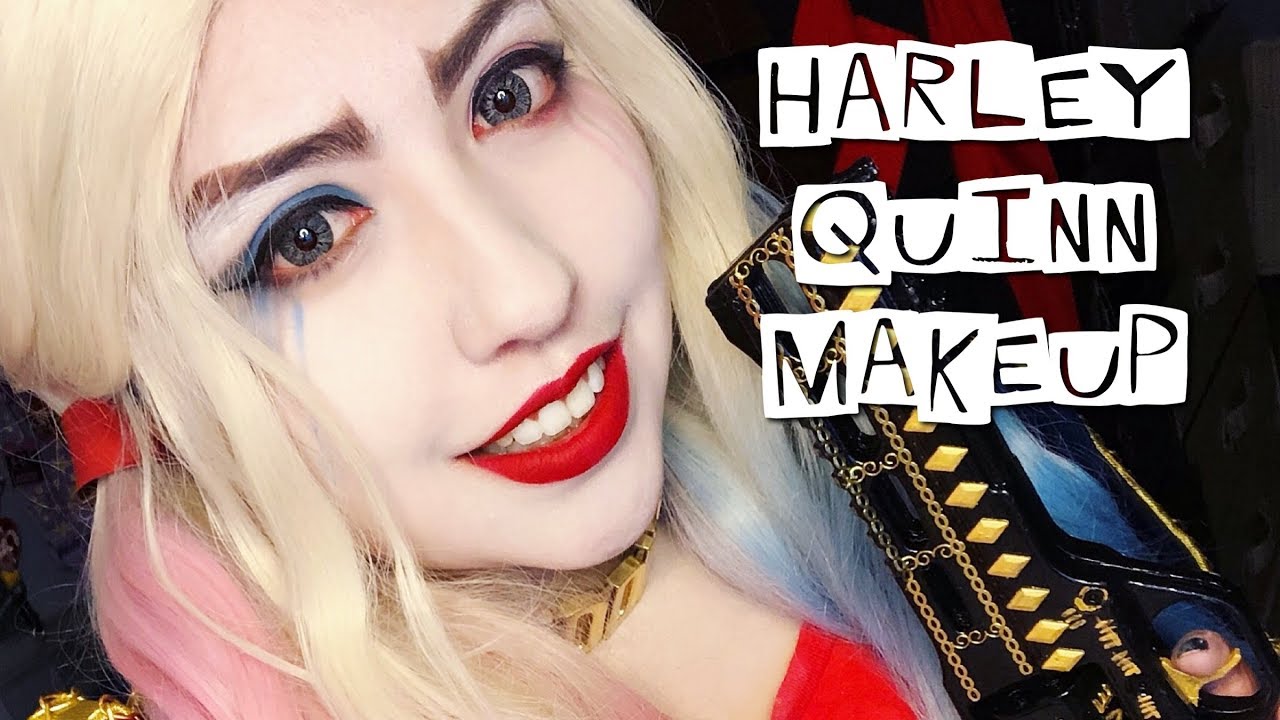 A SQUAD HARLEY QUINN MAKEUP GUIDE