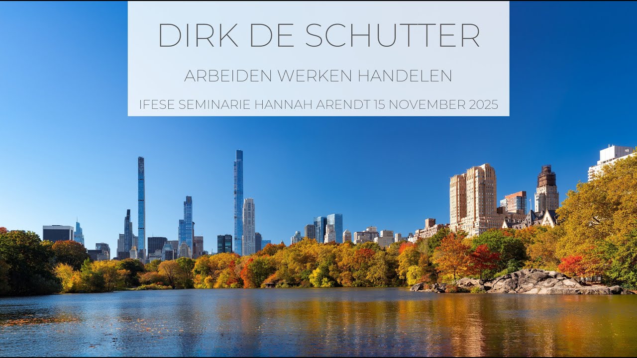 Dirk De Schutter - Arbeiden, Werken, Handelen