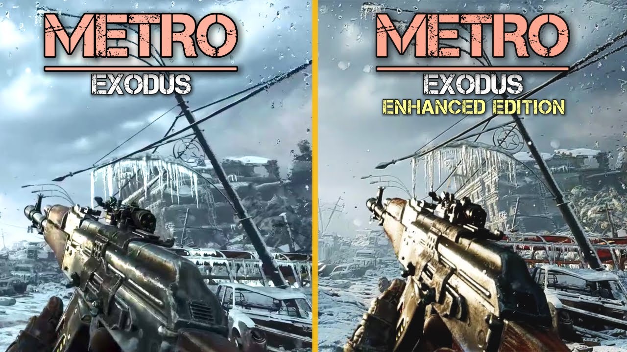 Сравнение внимания к деталям и графики: Metro Exodus и Metro Exodus Enhanced Edition