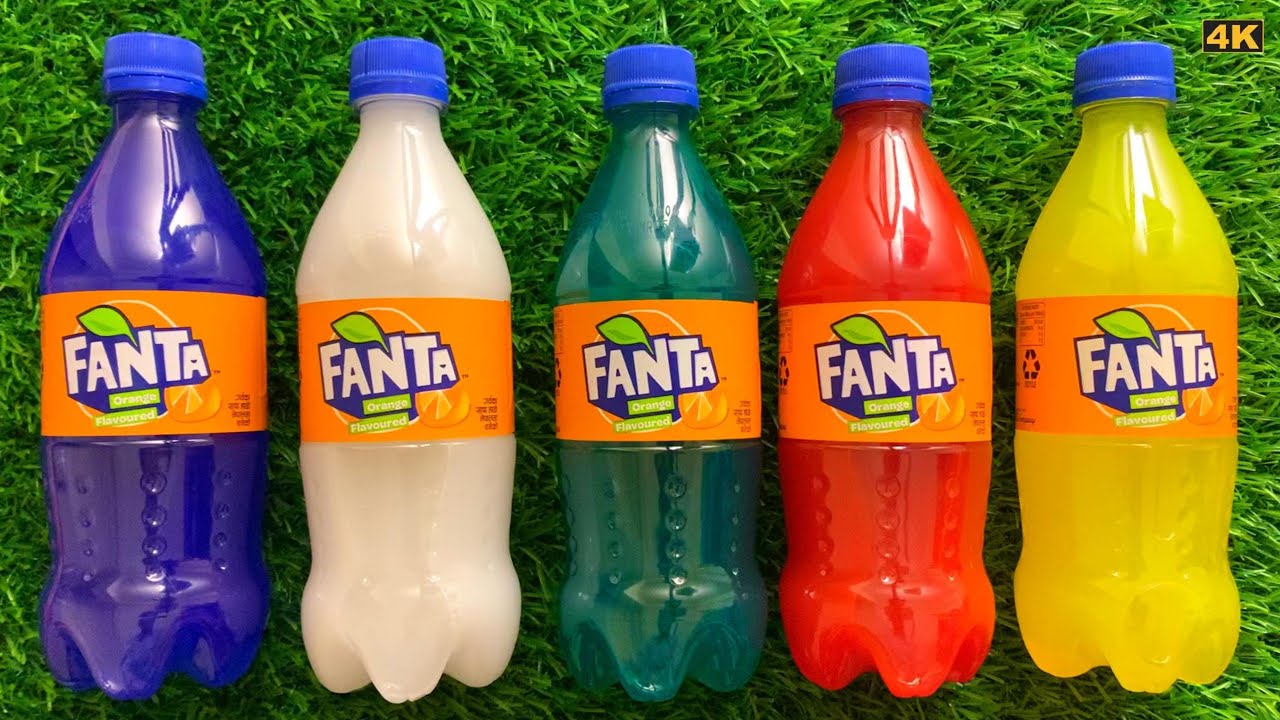 Satisfying Video | Relaxing Unpacking Bright Color with Radiant Skittles and Fanta Bottle ASMR