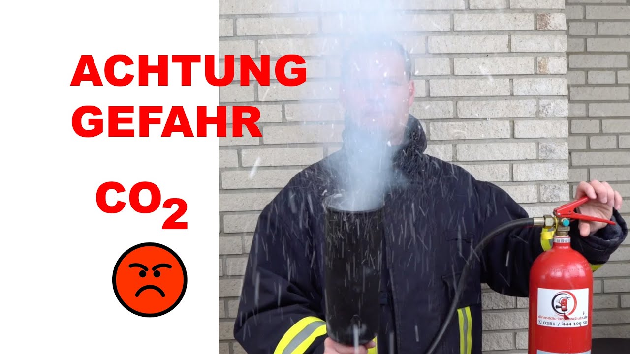 Warum ein CO2 Feuerlöscher Dich umbringen kann und wie Du es verhinderst #BrandschutzEinfachErklärt