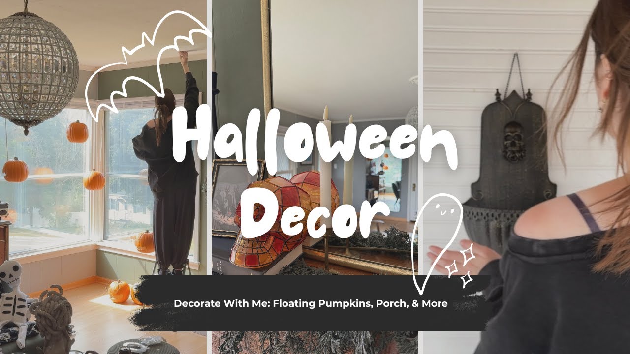 Halloween 2025 Decorate With Me (Part 3 - Windows, Porch, and Office)