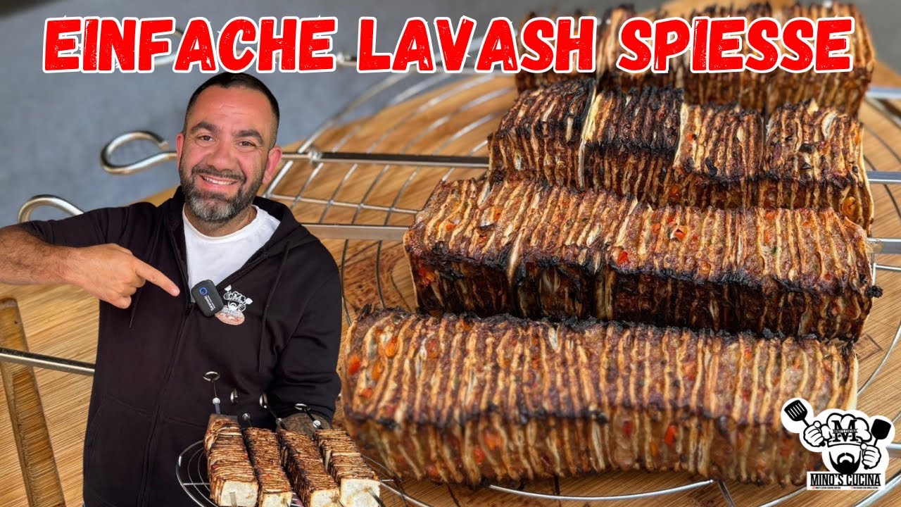 Lavash Spieße | außen knusprig, innen saftig! Die musst du probieren 🔥 
