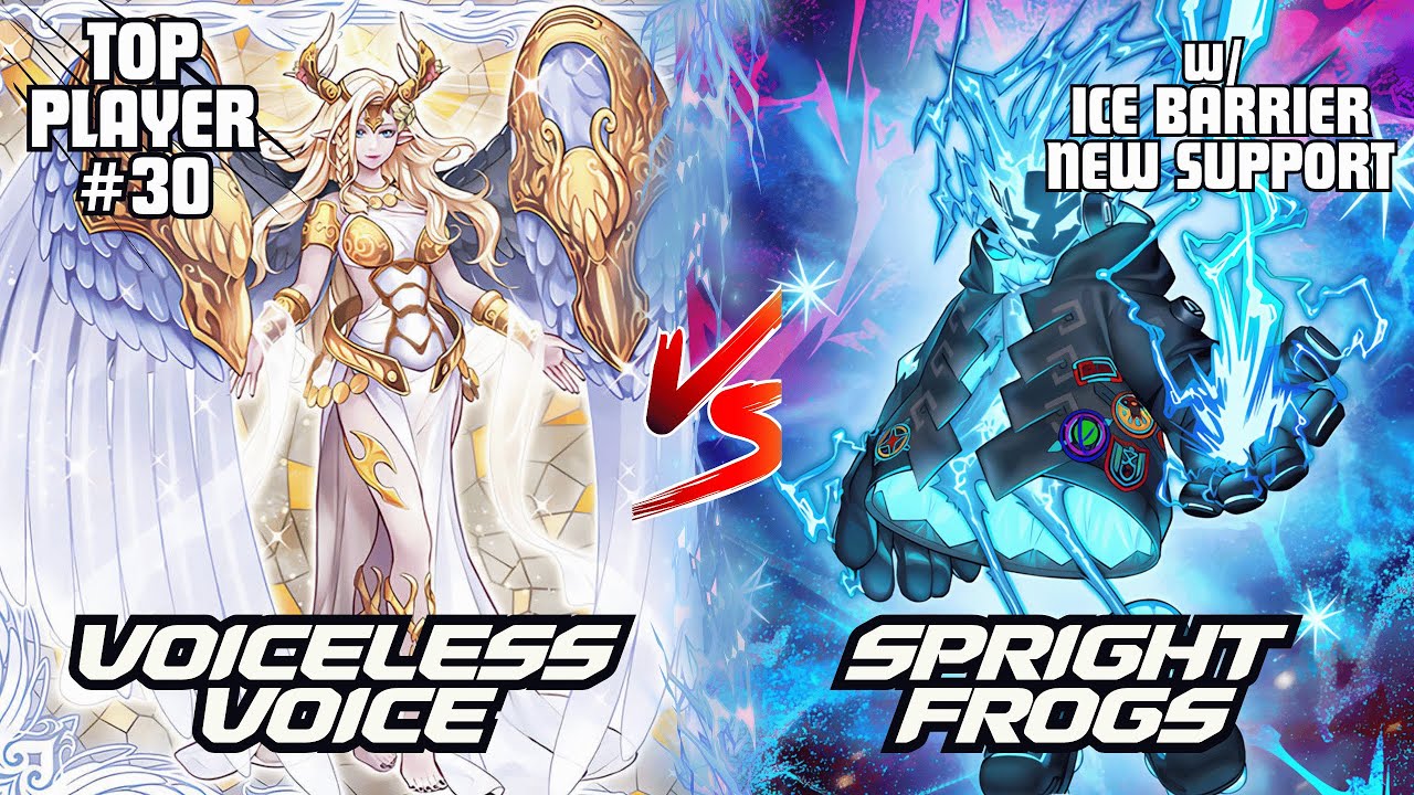 Voiceless Voice vs Spright Frog Ice Barrier | High Rated | Yu-Gi-Oh! TCG - DB June 2024