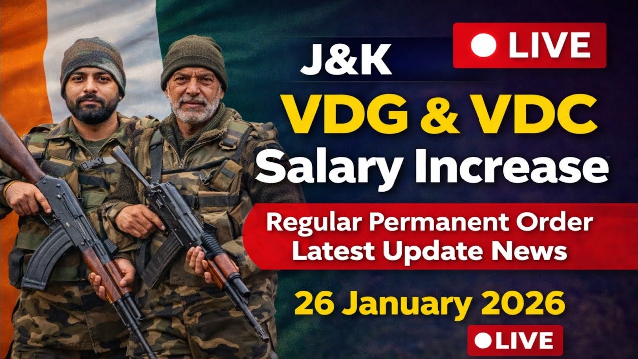 J&K VDG & VDC  Finally Salary 😱 | PHE CPW Anganwadi Casual | Omar Abdullah BIG UPDATE