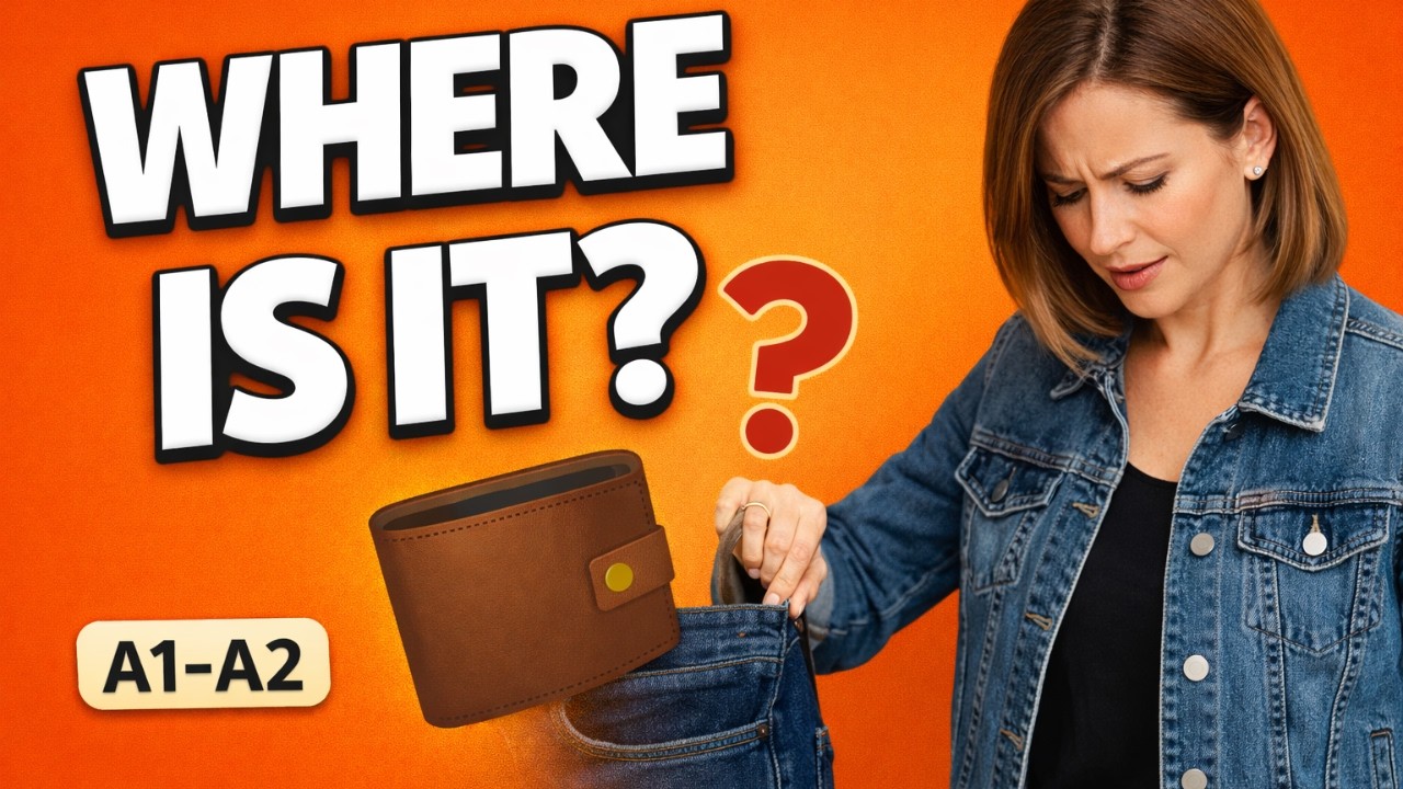 Beginner English Story | “The Missing Wallet” | Slow A1–A2 Listening & Shadowing Practice