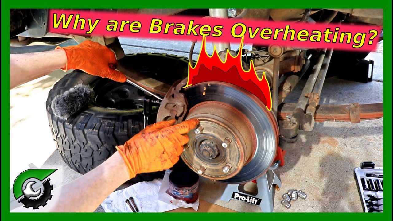 Jeep Brakes OVER Heating! Brake inspection and repair