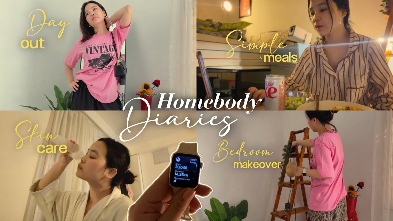 Homebody Diaries 🛋️| Bedroom Makeover 🪴| Salon Visit 💆🏻‍♀️| Fun day out🌟