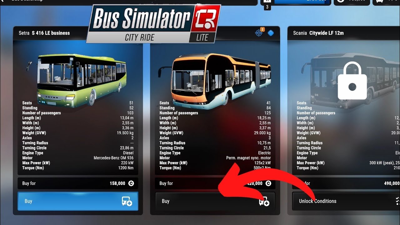 🚌 Purchase Second Bus | Bus Simulator City Ride Lite | Android Gameplay