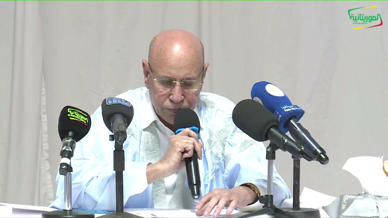 كلمة رئيس الجمهورية محمد ولد الشيخ الغزواني خلال مشاركته الإفطار  مع متدربي و خريجي التكوين المهني