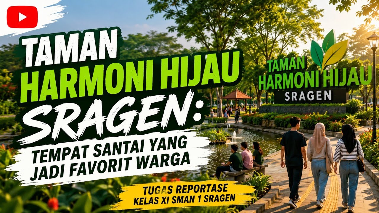 Taman Harmoni Hijau Sragen: Tempat Santai yang Jadi Favorit Warga