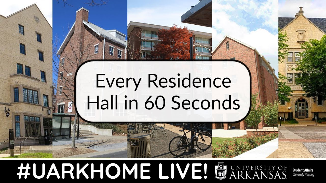 #UARKHOME: Every Residence Hall in 60 Seconds Compilation