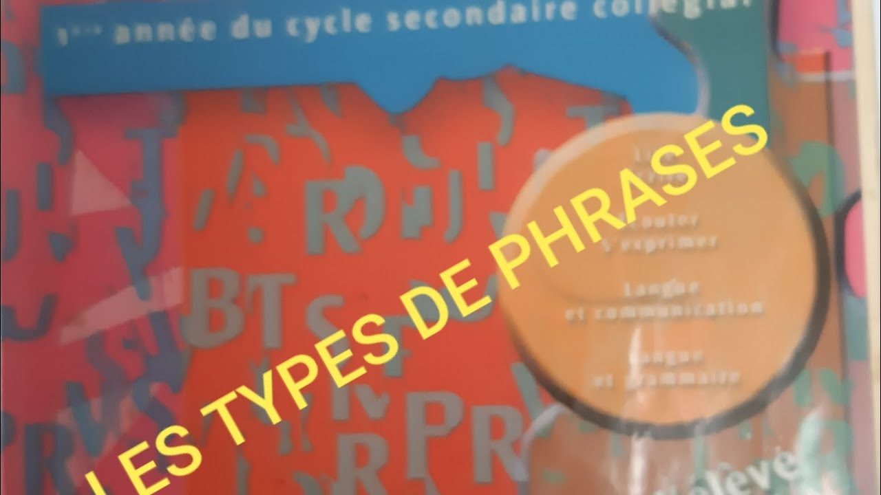 ECRIRE.  Exercice phraséologique.       Transformer des types de phrases.