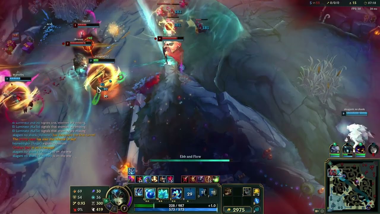 URF Madness on Summoner’s Rift | Support Nami, Crazy Plays & Team Victory