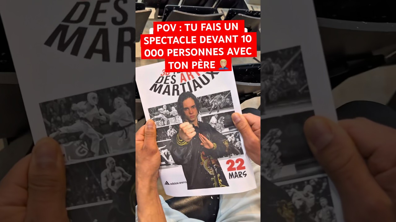 POV : TU FAIS UN SPECTACLE DEVANT 10 000 PERSONNES AVEC TON P&Egrave;RE 🤦🏼&zwj;♂️ #humour #papa #drole #s&oelig;ur