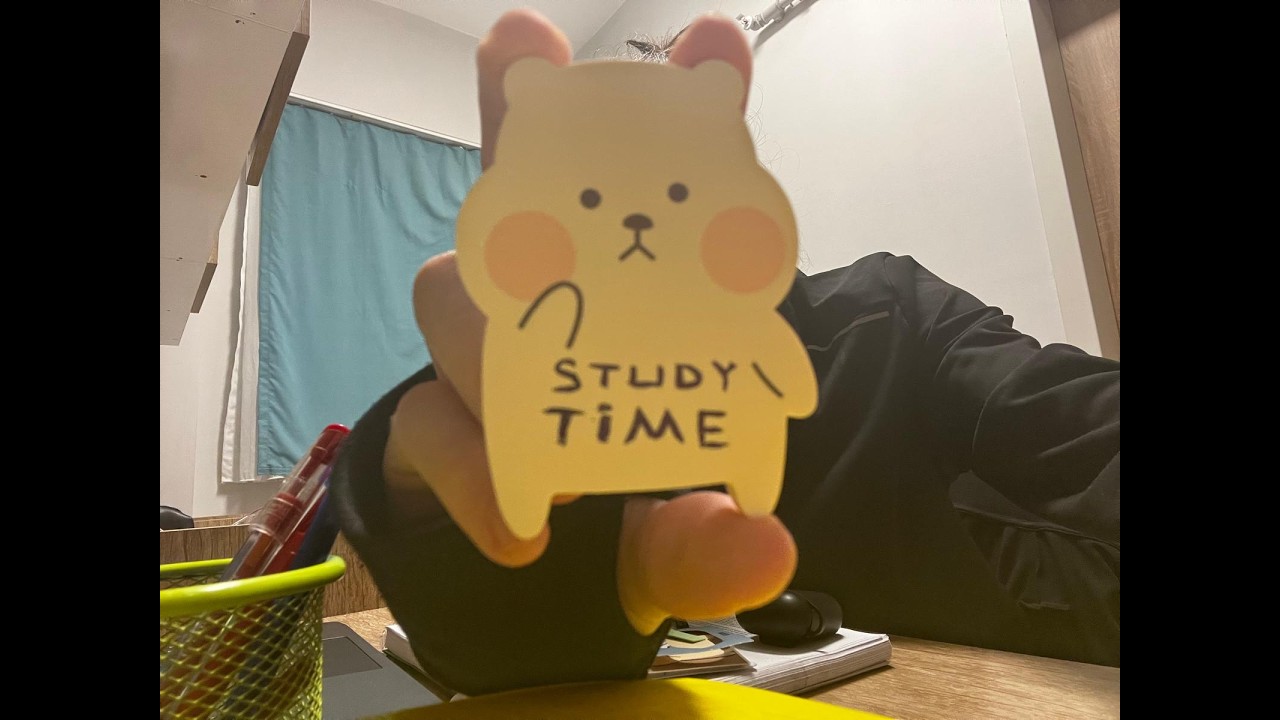 Study with me live( 2 hour silent study-no break)