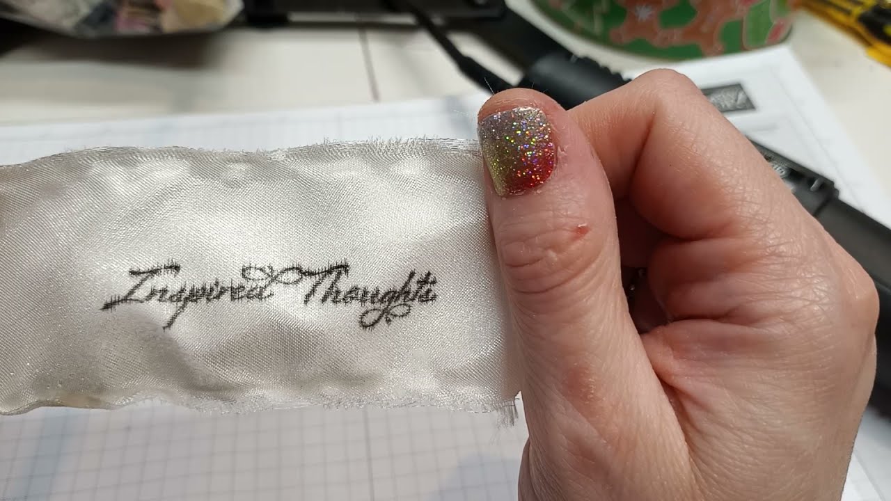 What happens if we heat emboss on fabric?