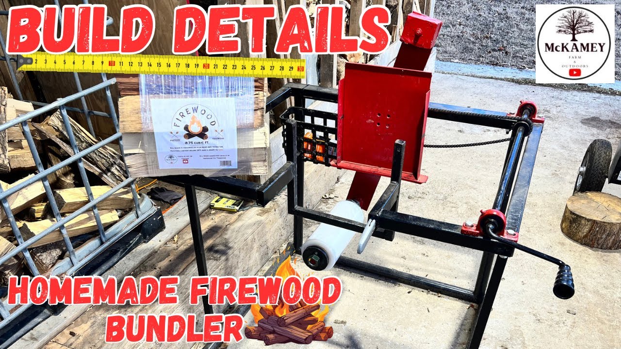 Budget Homemade Firewood Bundler (Full Build Details)#diy #buildit #firewood #sidehustle