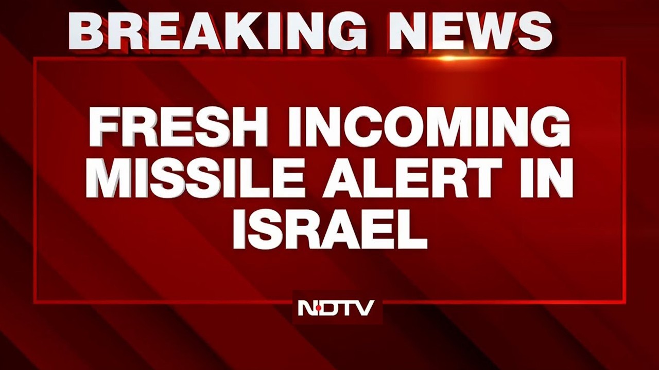 Iran Strikes Israel | Missile Sirens Echo Across Tel Aviv After Khamenei Strike