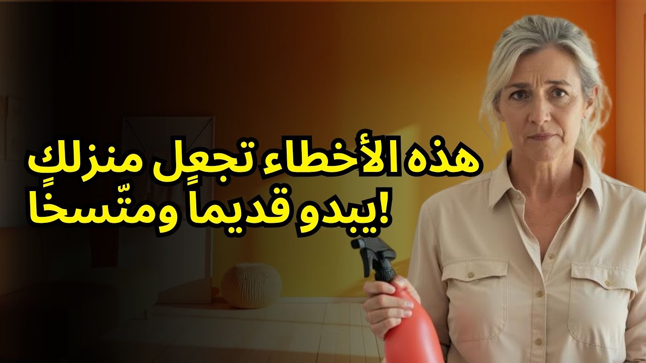 العنوان: ١٠ أخطاء تجعل منزلك يبدو قديماً ومتّسخًا
