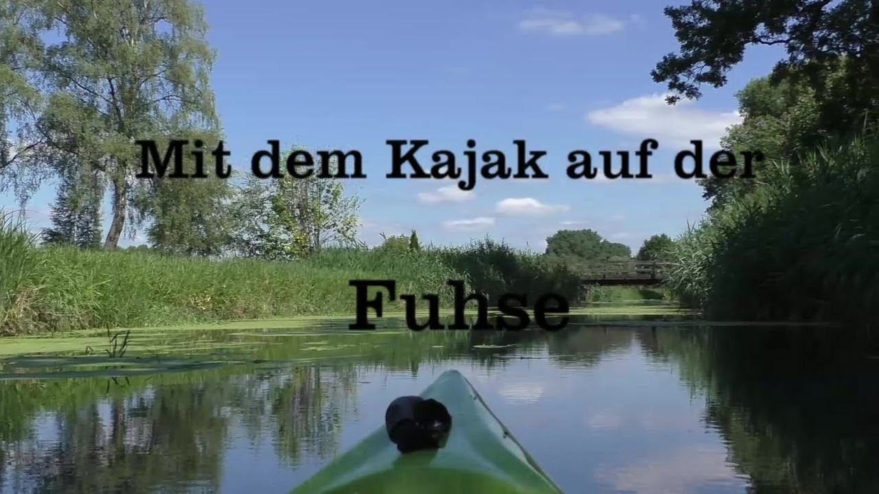 Mit dem Kajak auf der Fuhse  -  Thomas Brandt