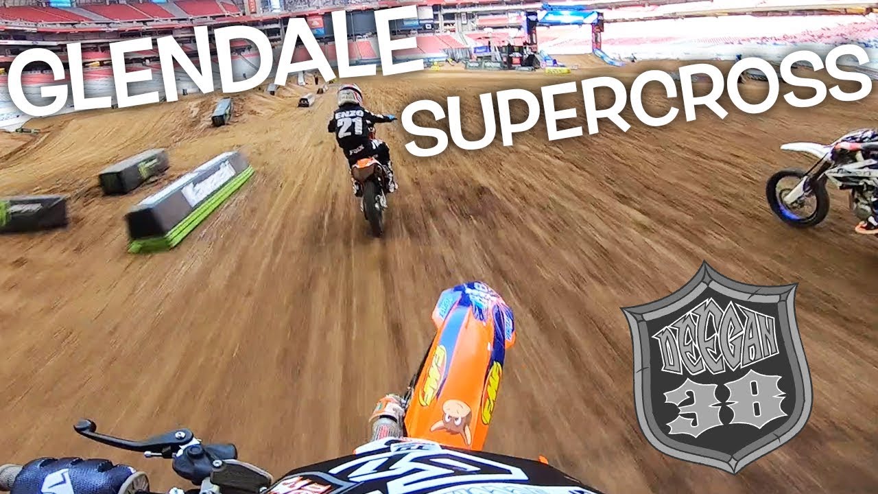 Intense Supercross Battle! Dangerboy Last Lap Pass For The Win!