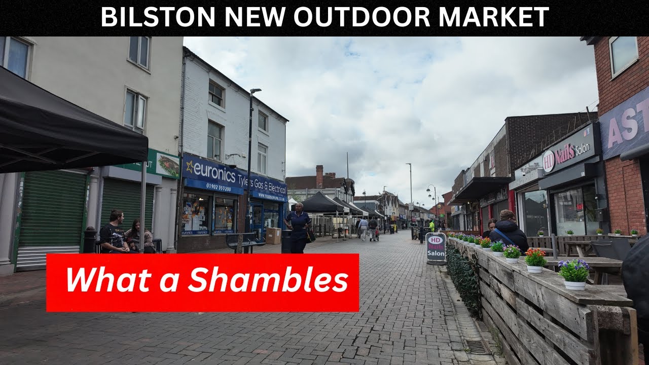 Bilston New Outdoor Market What a Shambles