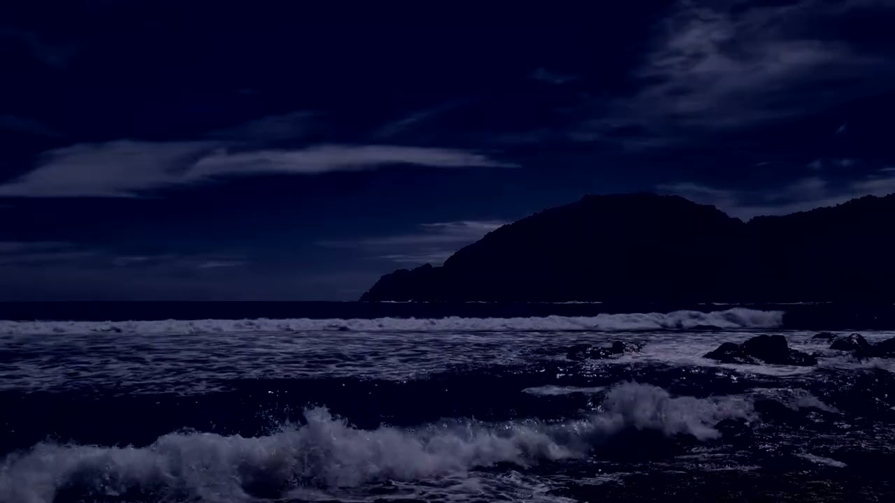 Ocean Waves for Deep Sleep | A Deep Tide Pulling Stress Out to Sea
