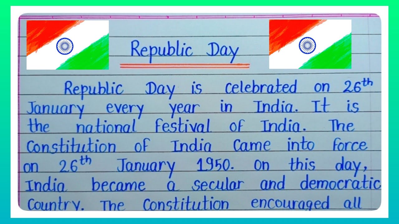 Essay On Republic Day/Essay On 26 January/Republic Day Essay/26 January Essay/ गणतंत्र दिवस पर निबंध