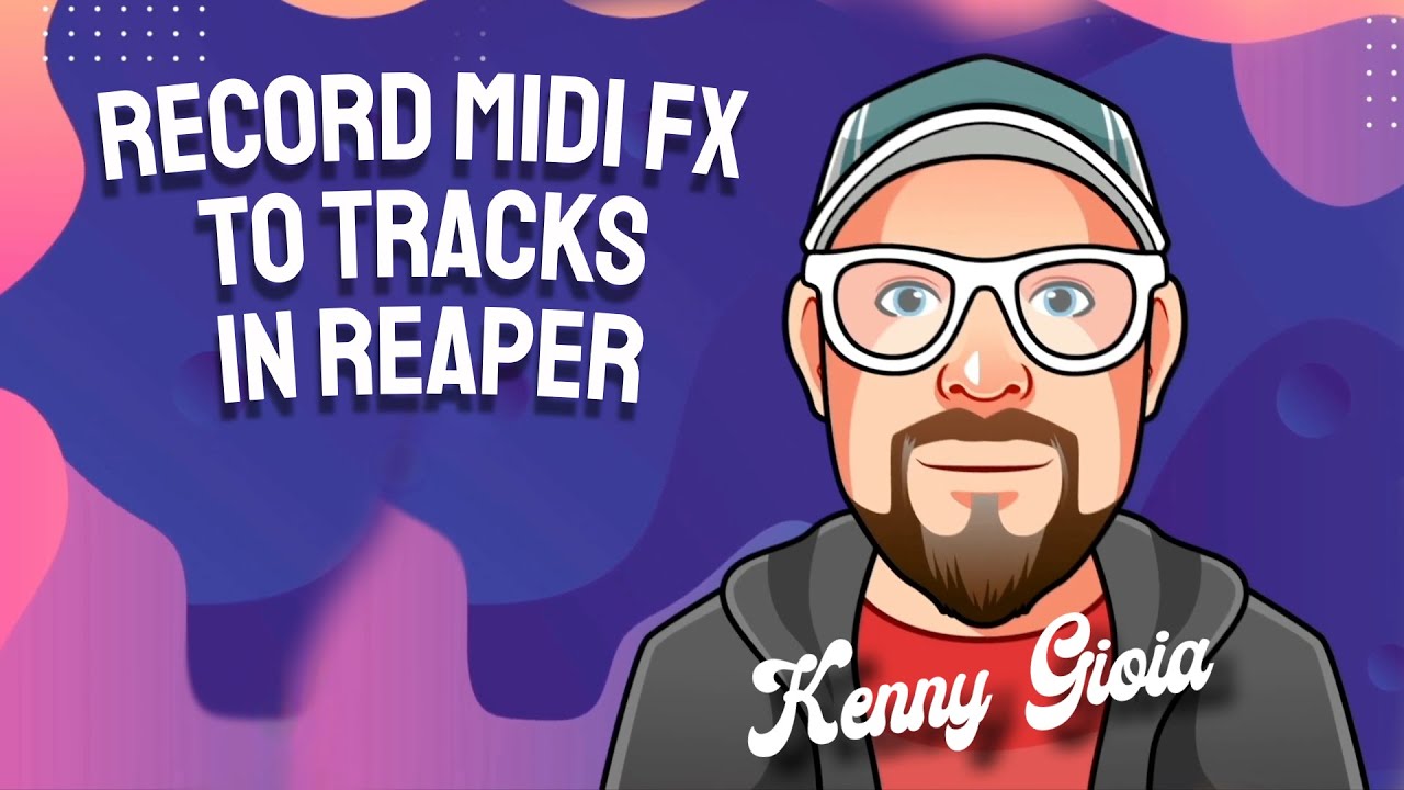 Record MIDI FX to Tracks in REAPER