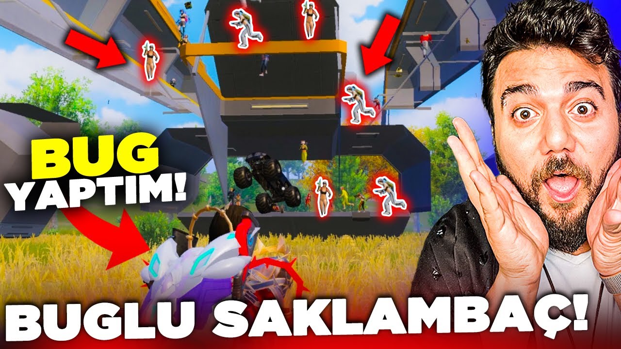 SAKLAMBAÇ ama BUG YAPARAK HERKESİ TROLLEDİM !? (Beni Bulana 10.000 UC) PUBG Mobile Saklambaç