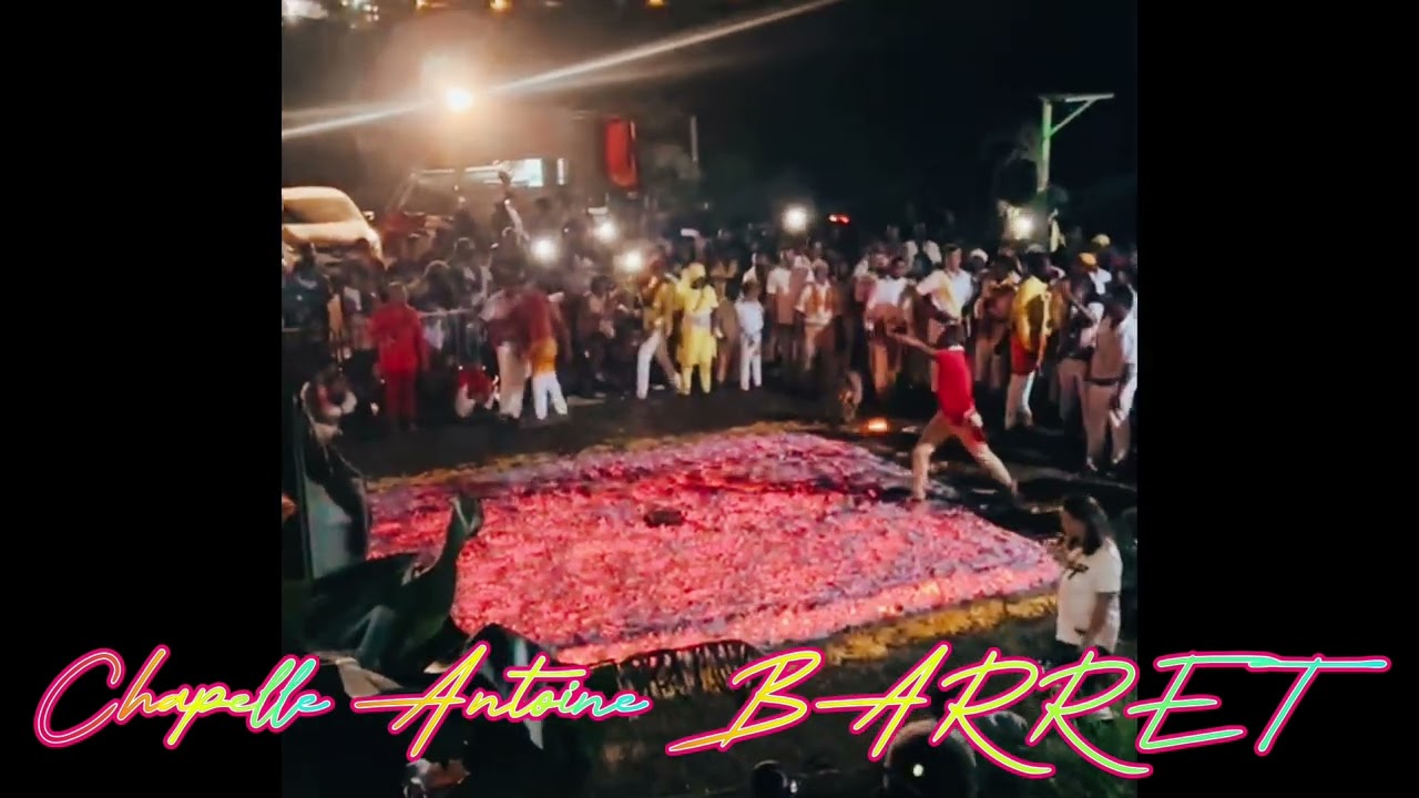 🔥Marche sur le feu 🔥chapelle Mr Antoine BARRET saint-pierre terre-sainte 97410 dimanche 7 mai 2023