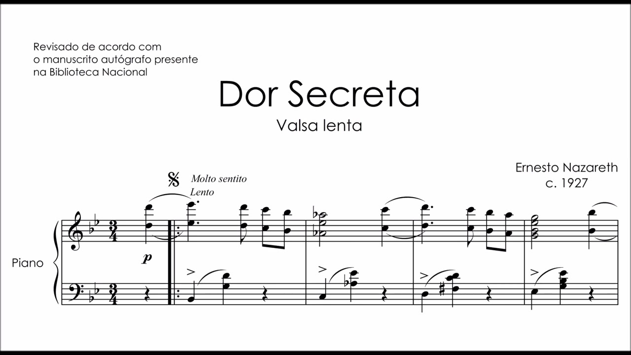 Ernesto Nazareth: Valse 