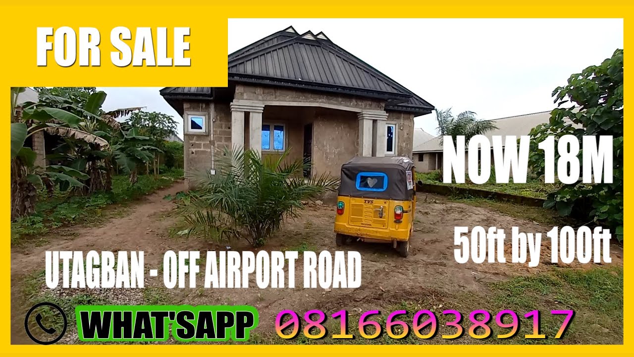 PROPERTY FOR SALE AT UTAGBAN OFF AIRPORT ROAD BENIN CITY, EDO STATE NIGERIA