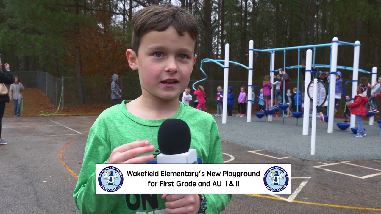 Wakefield Elementary's New Playground for First Grade and AU I & II