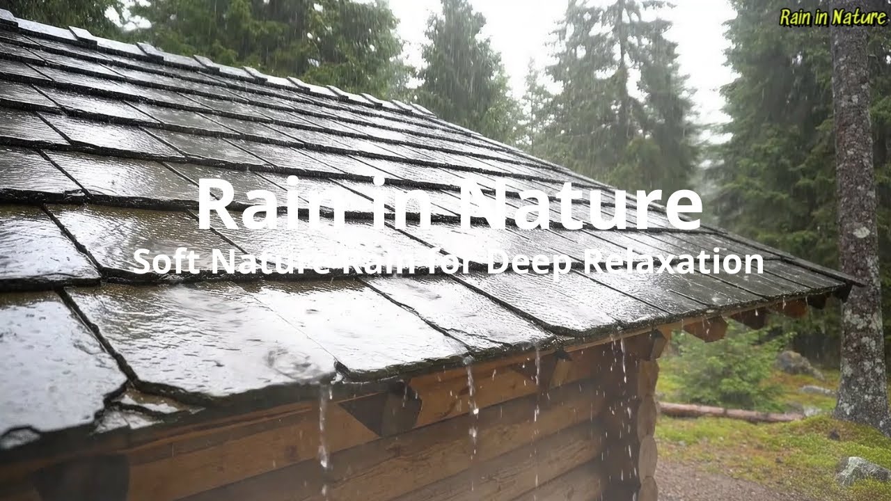 🌧️Rain In Nature : Soft Nature Rain for Deep Relaxation