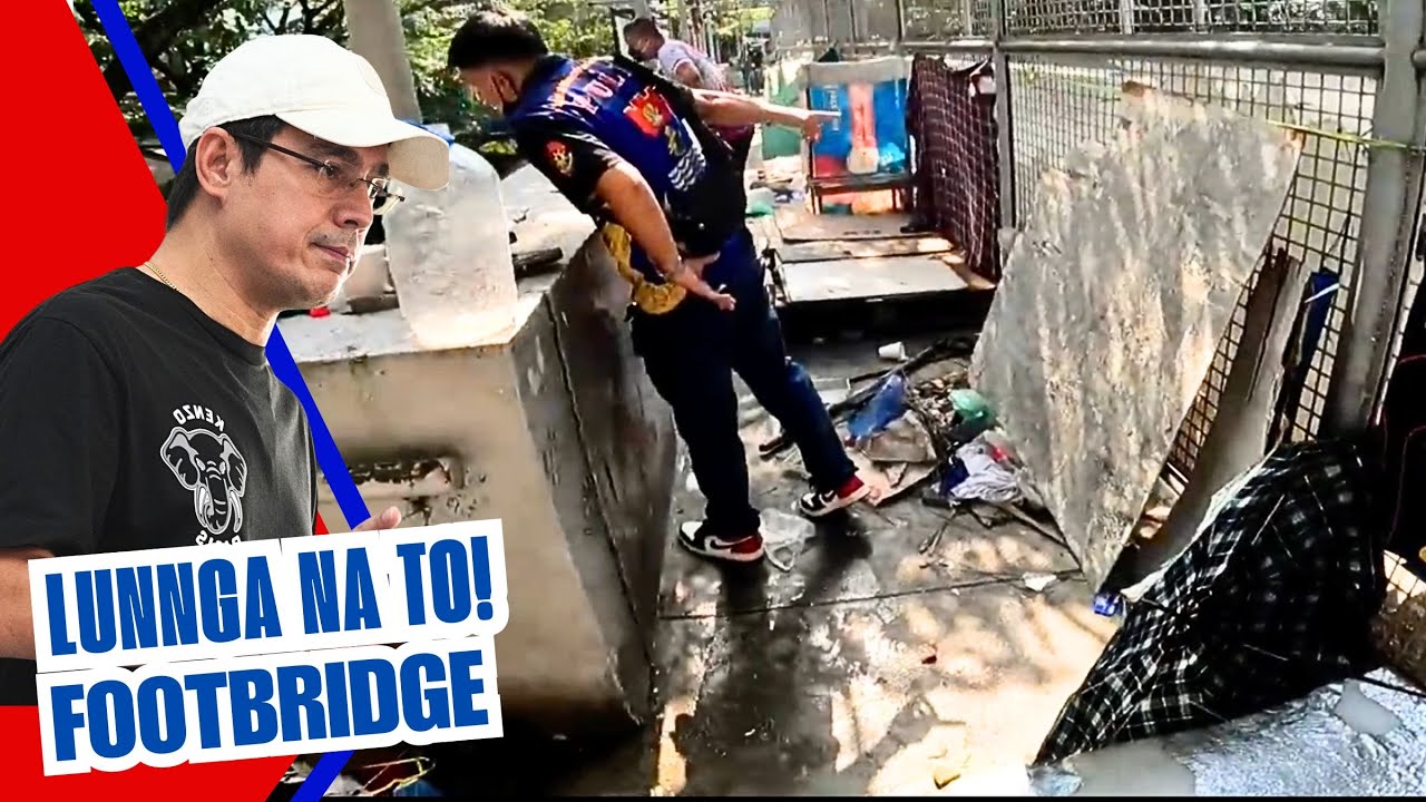 FOOTBRIDGE NA BINABOY, ANG PANGHE! BAHAY NA TO!