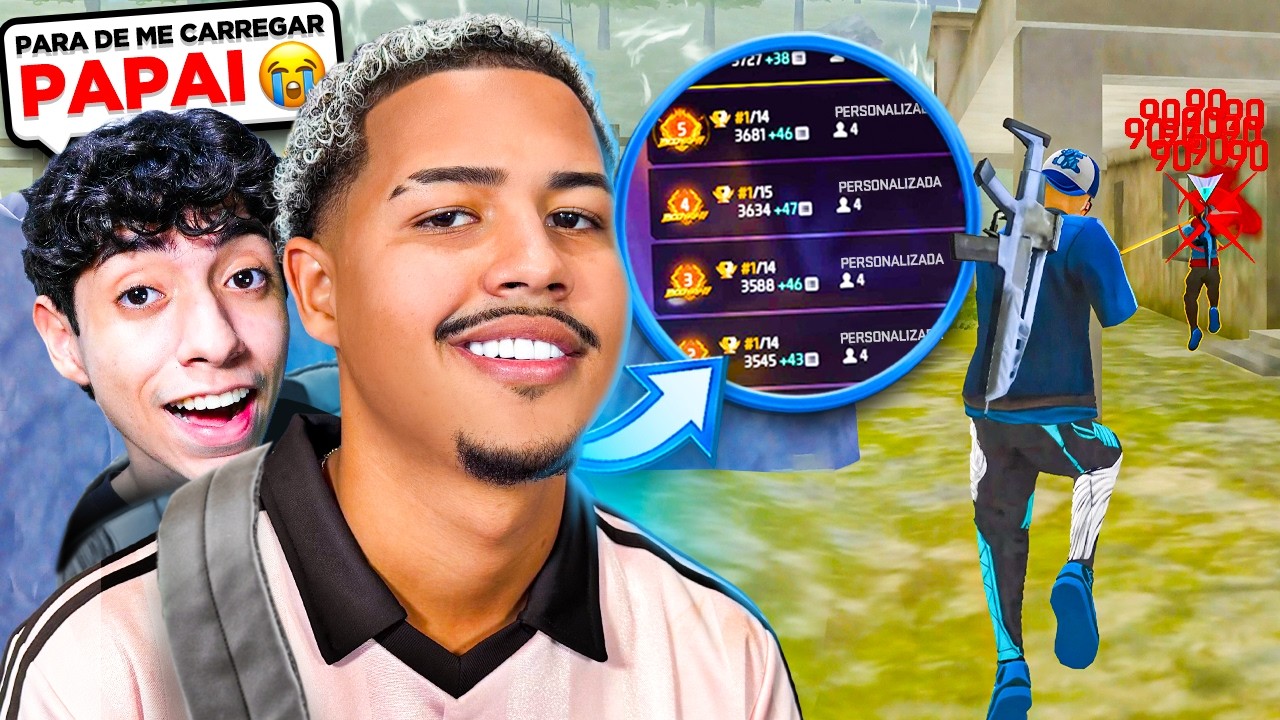 PHZIN FF CARREGOU O SPRITE NESSE APOSTADO! FREE FIRE