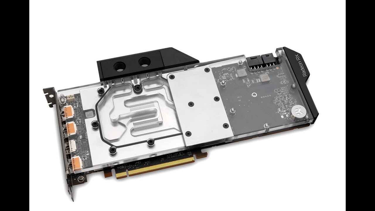 5700xt EK Waterblock unboxing and install