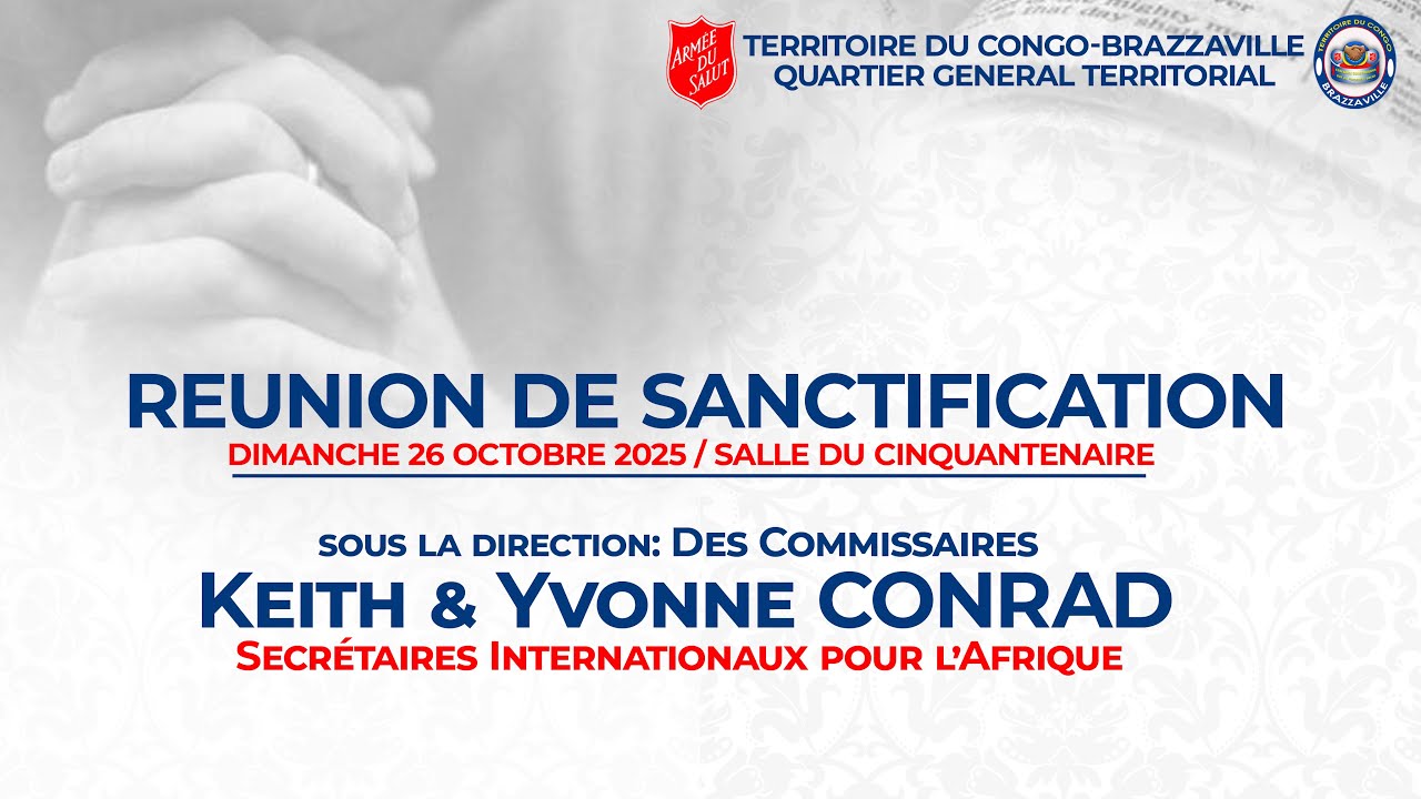🔴 REUNION DE SANCTIFICATION DU 26 OCTOBRE 2025