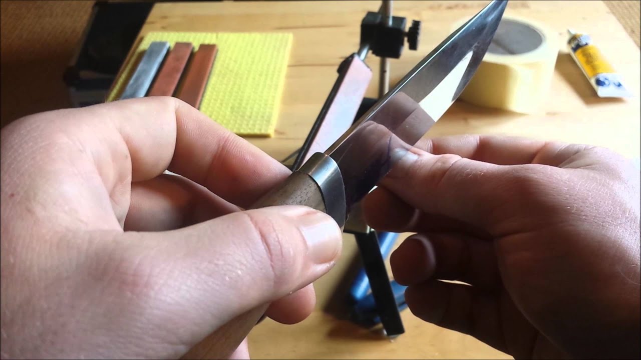 Messer Schleifen mit dem China Nachbau des Edge Pro Apex