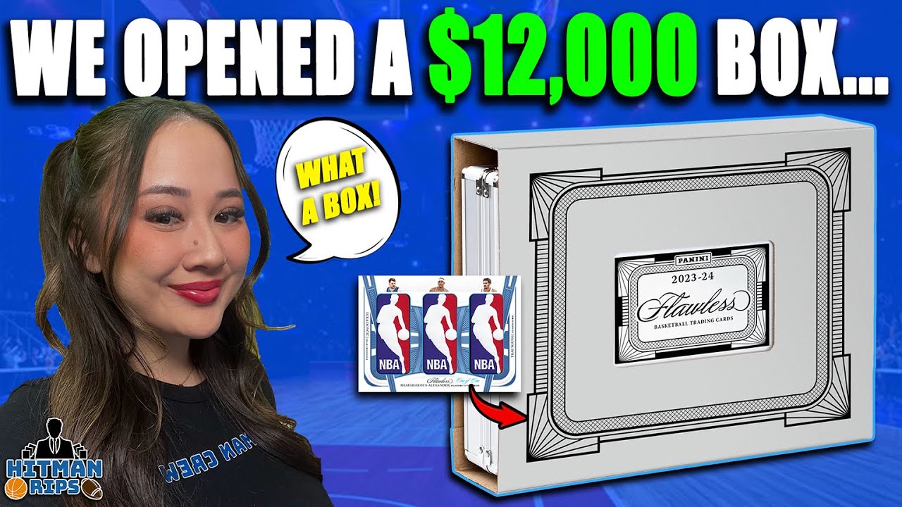 WE OPENED THIS $12,000 BOX - 2023/24 Flawless Basketball Hobby Box - DID WE PROFIT?
